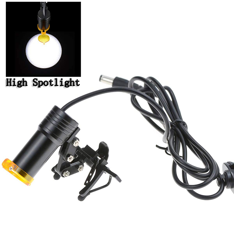 Luz LED de 5W para lupas dentales, lámpara LED Dental, luz frontal, fuente de lámpara de odontología para cirugía, lámpara de unidad Dental