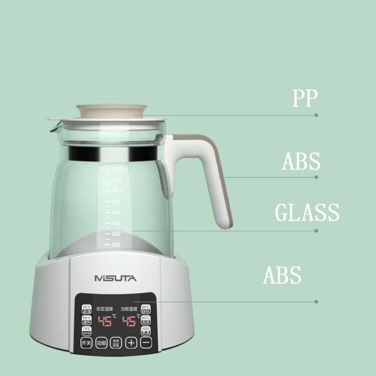 Melk Dispenser Thermostaat Glas Warm Water Fles Intelligente Automatische Baby Melkpoeder Boiler Isolatie Melk Warmer