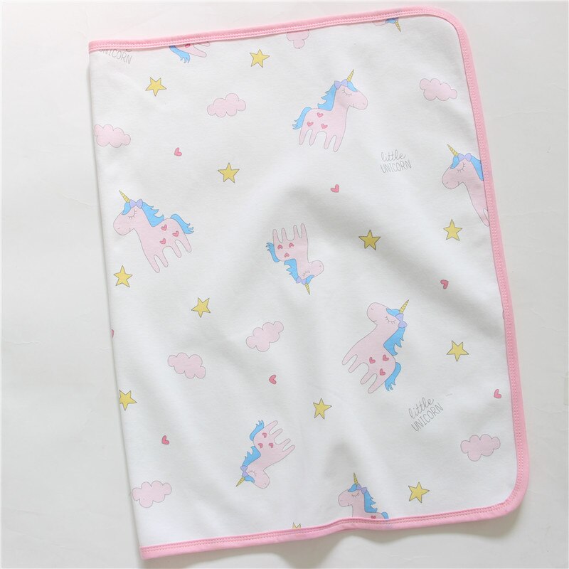 Waterdichte Baby Sheet Urine Mat Katoen Bamboe Baby Wieg Beddengoed Cover Wasbare Luier Nappy Changging Pad Liner 80X100cm: 6