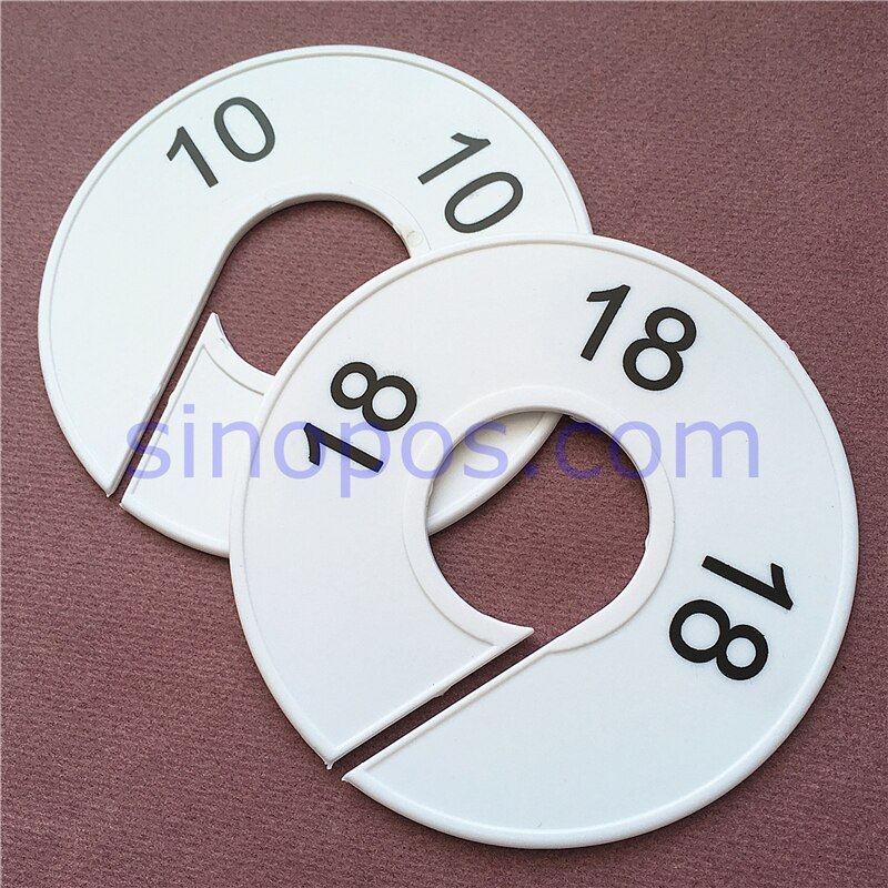 Hangrail Size Dividers Round 11cm Plastic, clothin... – Grandado