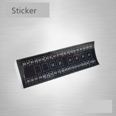 FOR CATERPILLAR CAT 320C/CAT330C excavator fuse cover Safety cover Excavator Accessories: Sticker