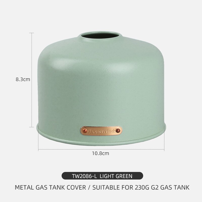 Thous Winds 450/230g Gas Canister Metal Cover Protector Outdoor Camping Gas Fuel Cylinder Storage Bag Canister Cover Protector: TW2086-L