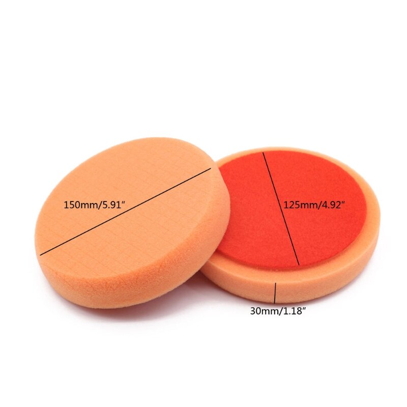 1pc 6\"(150mm) Polish Buffing Pads Polishing Pads Polishing Grip Waxing Pad