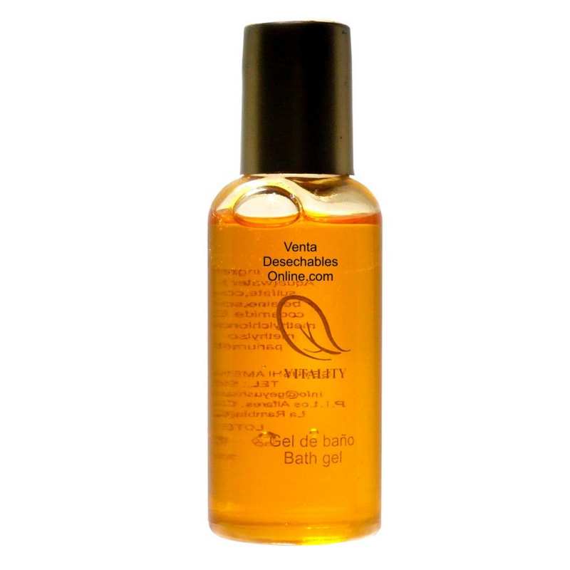 Botella Gel Baño Huevo Argán 40ml - Amenity