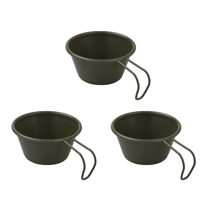Thous ventos sierra copo com alça utensílios de mesa para acampamento ao ar livre utensílios de mesa 40/280/450ml viajar equipamentos campismo suprimentos: TW3007-G 3 Pcs