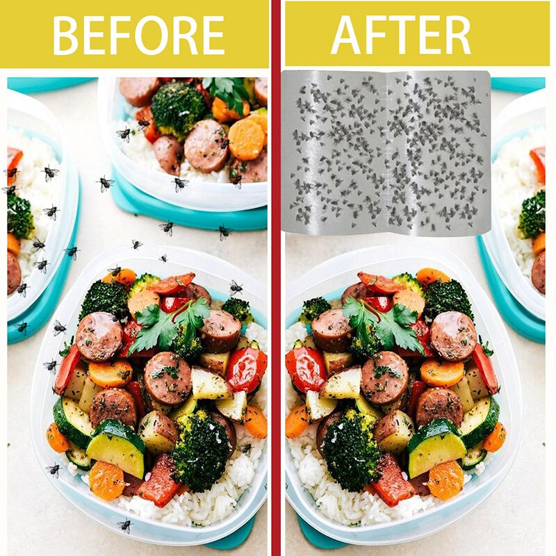 Newly Flies Sticky Multifunctional Fly Catching Paste Practical Fly Catching Tool for Home Living Room Kitchen