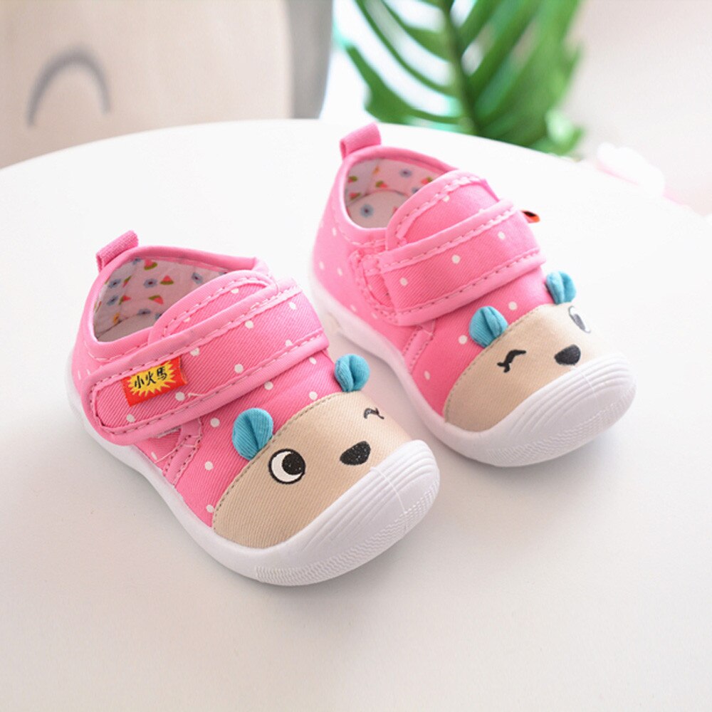 Soft Sole Squeaky Sneakers Toddler Shoes Infant Baby Boys Girls Shoes Lovely Cartoon Comfortable Anti-slip Shoes Сандалии