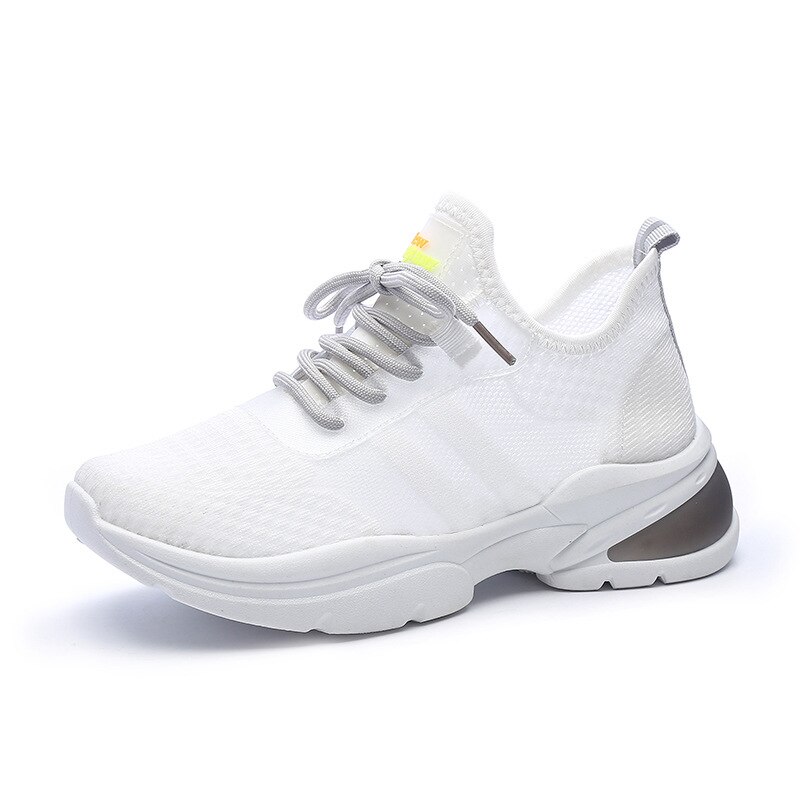 Naisten tennarit isä alusta paksut valkoiset urheilukengät harajuku mesh litteä kori kävelykengät zapatos deportivos mujer
