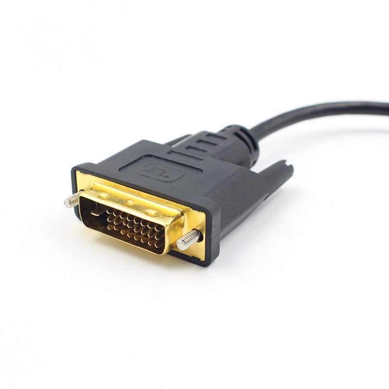 Neue DVI Zu VGA Adapter Kabel 1080P DVI-D Zu VGA Kabel 24 + 1 25 Stift DVI Stecker Auf 15 Stift VGA Buchse Video Konverter Für PC Anzeige