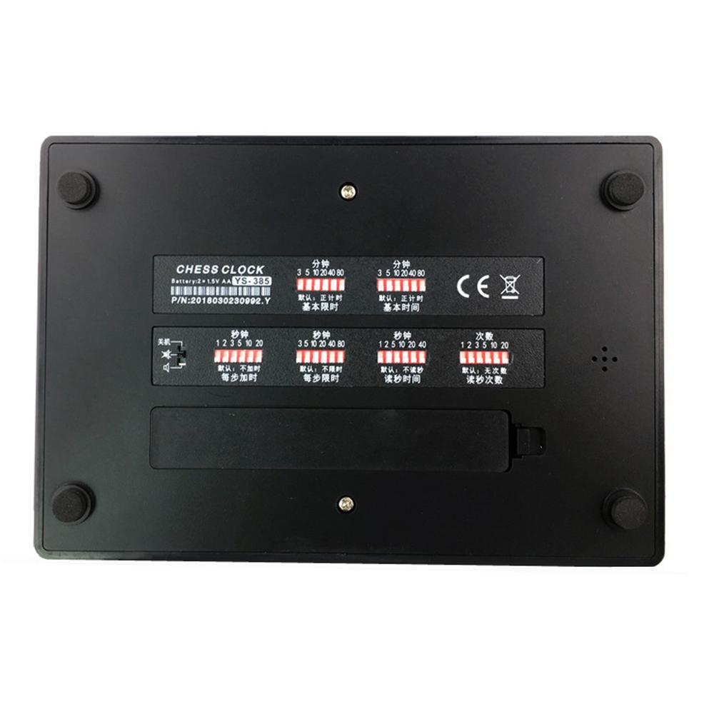 Chess Clock Digital Watch Count Up Down Timer Board Game Stopwatch M5TC