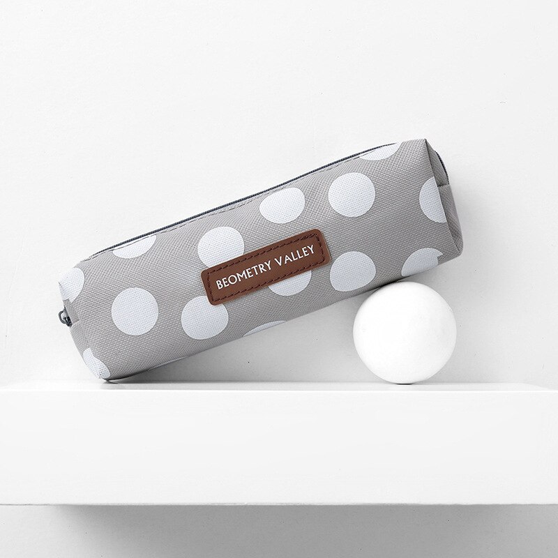 Leuke Kawaii Canvas Etui Hoge Capaciteit Pen Zakken Leuke Brief Potlood Zakken Voor Meisjes Schoolbenodigdheden Koreaanse Briefpapier: 3