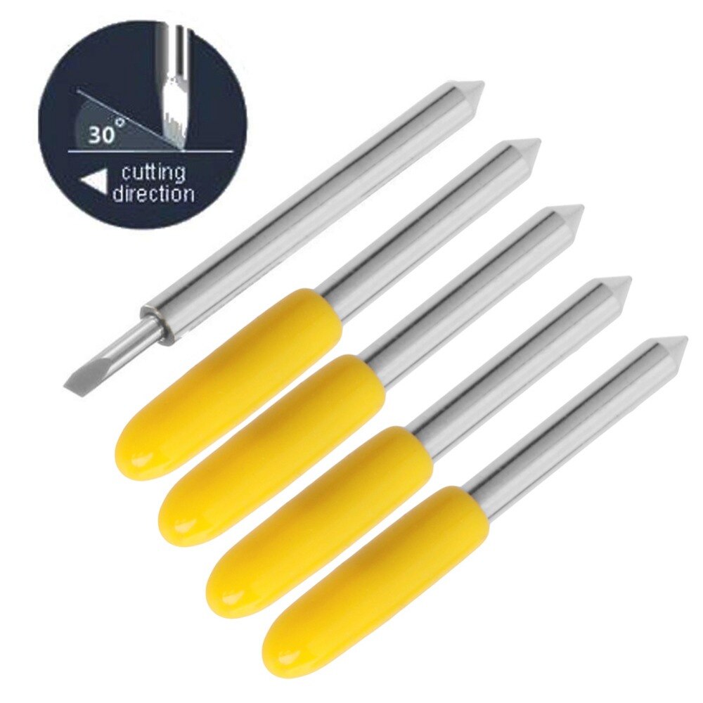 5Pcs 30° 45° 60° Degree Blades Cutting Plotter For Roland Vinyl Cutter Blade