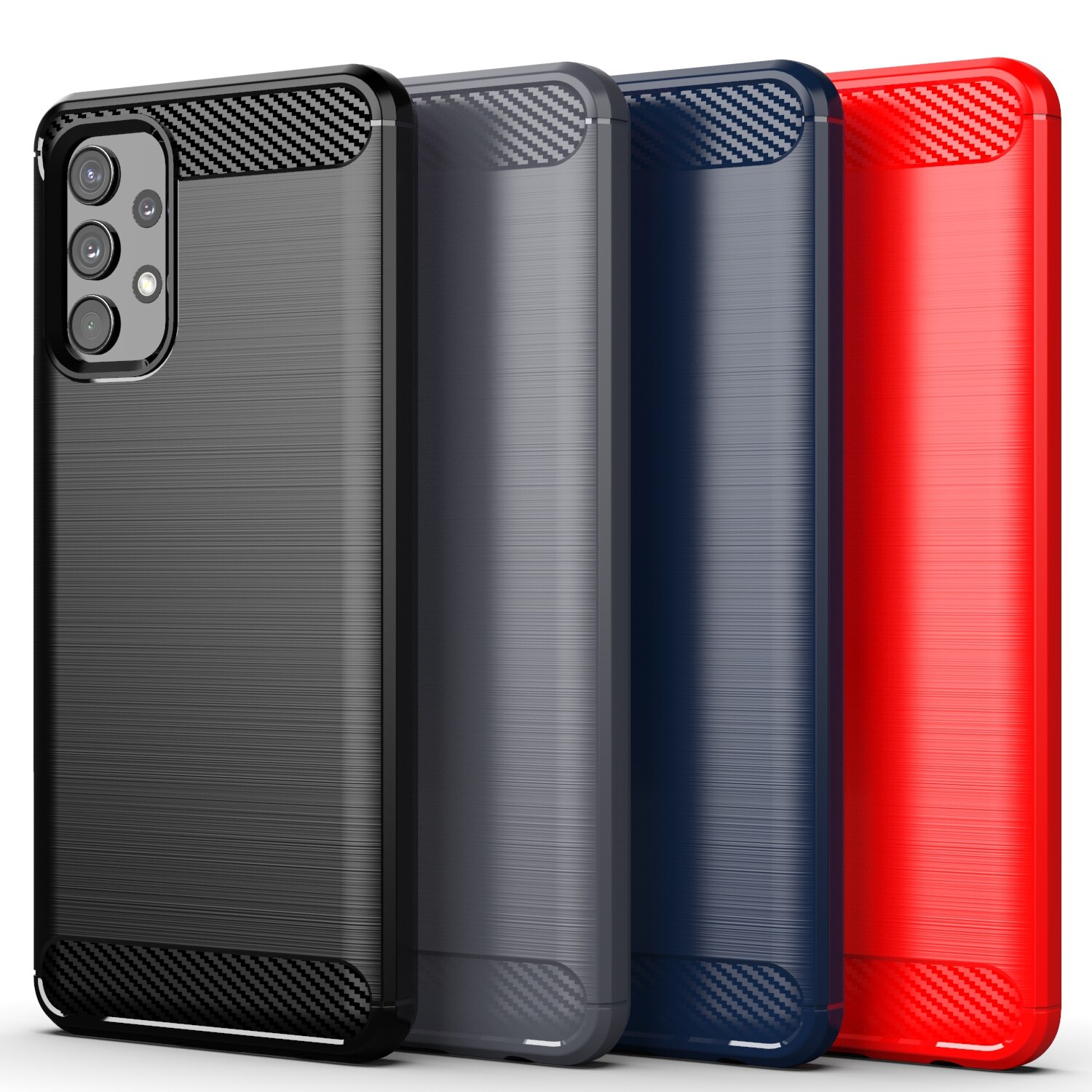 Custodia per telefono A32 per Samsung Galaxy A32 4G Cover posteriore in Silicone semiavvolto antiurto per Samsung A32 5G Shell