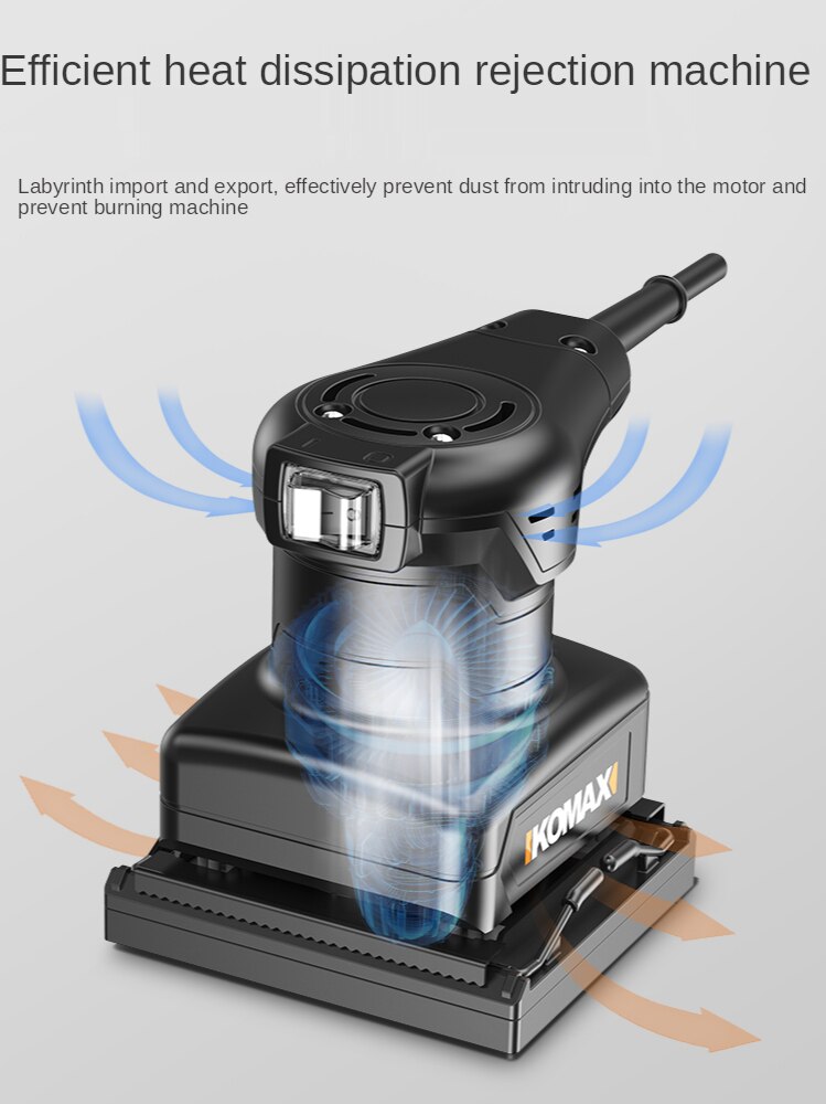 Flat sanding machine wood floor wall grinding machine wood board polishing sandpaper putty electric small tools