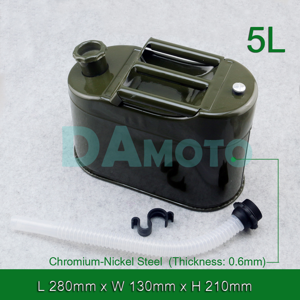 Stable 5L 10L Iron Jerry Can Gas Diesel Petrol Fuel Tank Jerrycan Oil Container Backup Oil Can Container Fuel-jugs