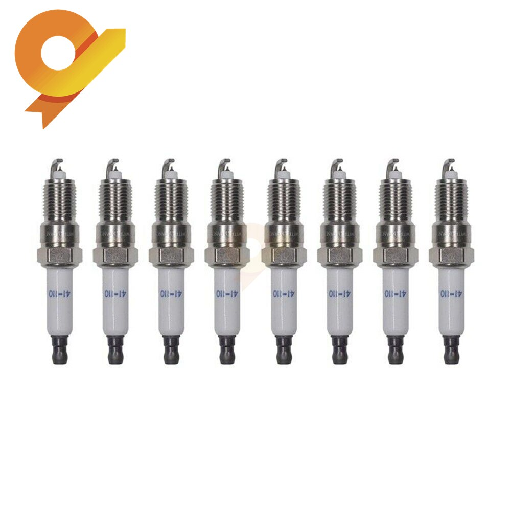 8pcs/lot 12621258 41-110 41110 Spark Plug For BUICK CADILLAC CHEVROLET GMC HUMMER H2 H3 H3T ISUZU PONTIAC GTO G8 SAAB 9-7X V8