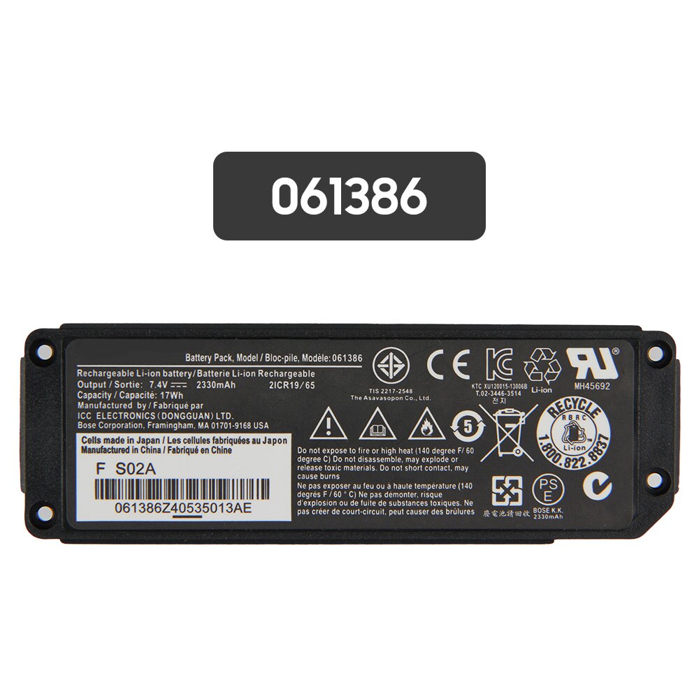 Lautsprecher Ersatz Batterie Für BOSE SoundLink Mini ICH Bluetooth 061384 063404 063287 061386 061385 batterie Original + werkzeuge freies: 061386 2330mAh
