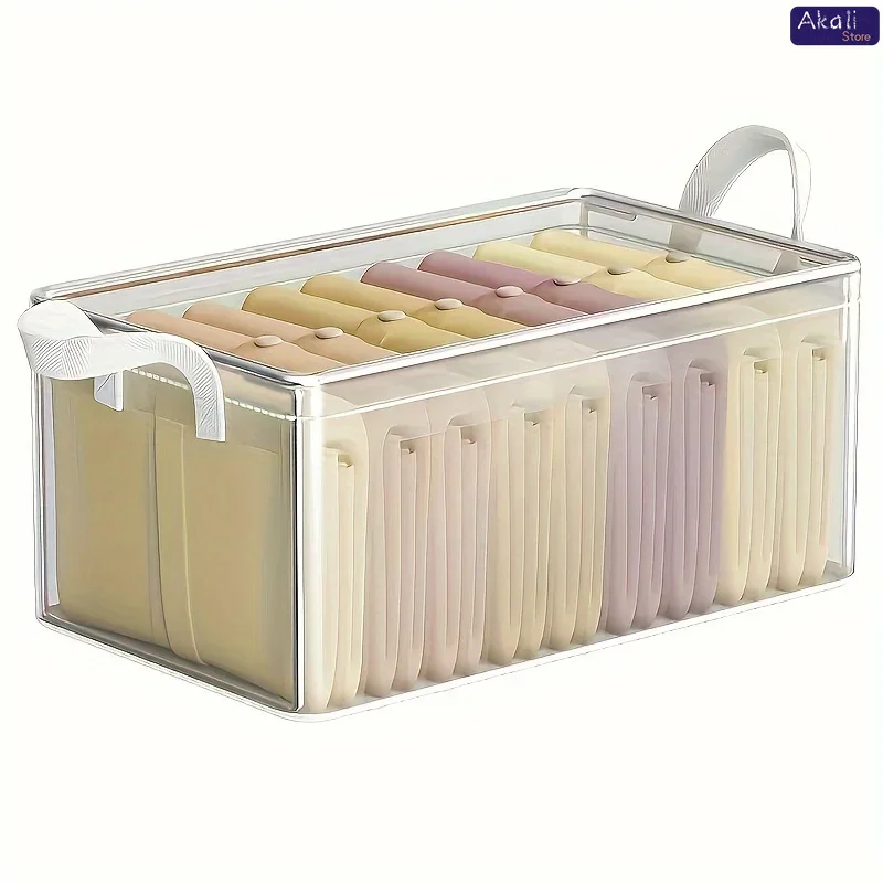 Opvouwbare PVC-organisatoren Transparante waterdichte stapelbare opbergbak voor kledingdekbedden Stofdichte lade-opbergmand