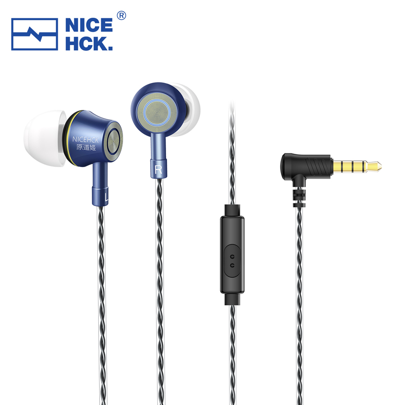 NICEHCK YD520 IEM In-Ear-Kopfhörer, Aluminiumlegierung, Metall, HiFi-Mikrofon, Ohrhörer, 10 mm PET, dynamisches Headset, Bass, ausgewogene Gesangsmusik: Lila