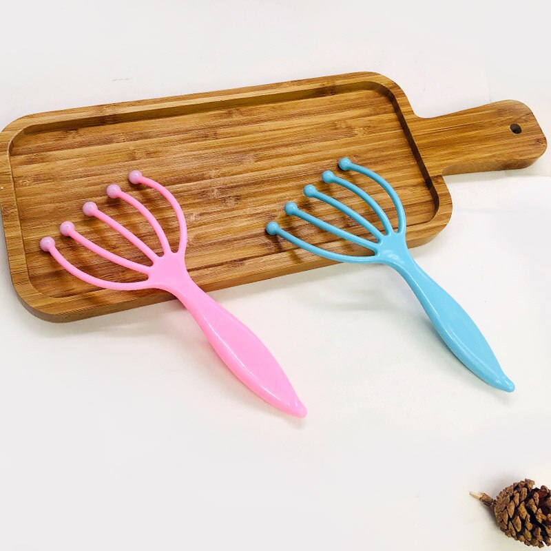Vijf Vinger Hoofd Relax Massager Haar Held Spa Hoofdhuid Hals Stress Relief Massage Release Hoofd Arts Massager