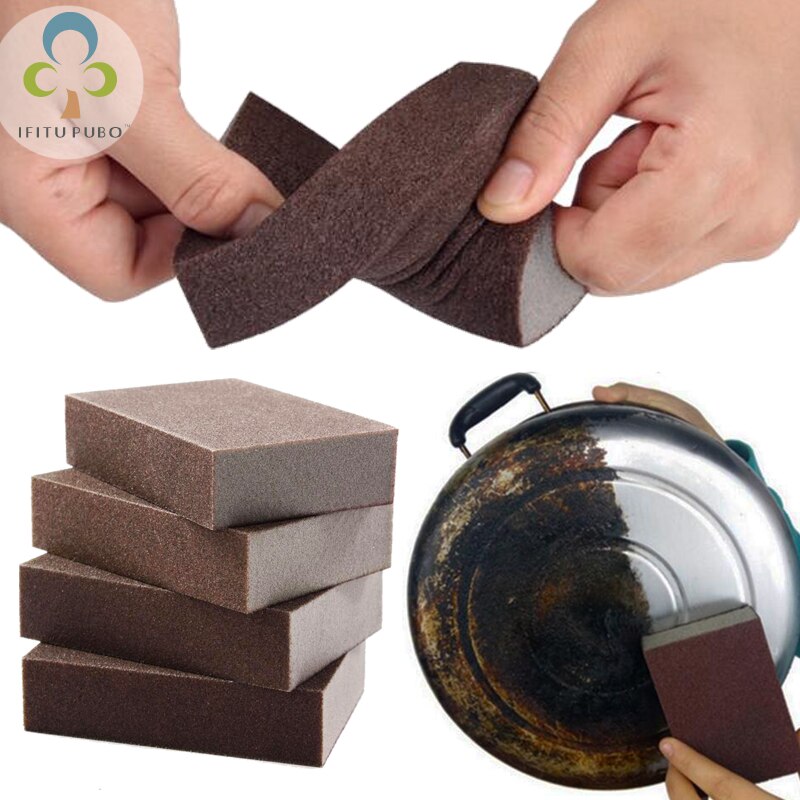 5Pcs/lot Magic Magic Sponge Kitchen In Addition Rust Cleaning Sponge Home Bathroom Cleaning Supplies GYH