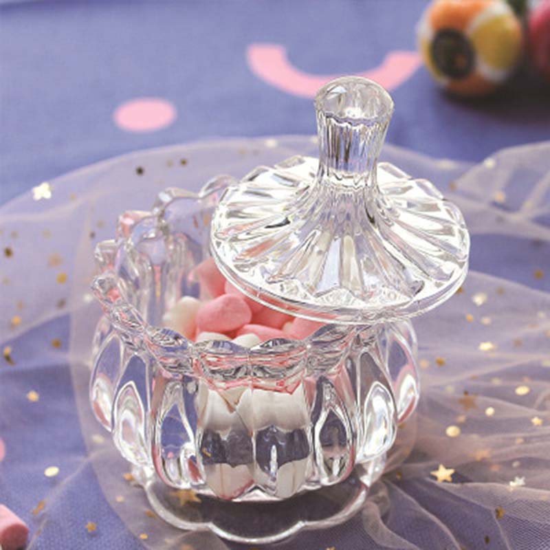 Glazen Pot Transparant Snoep Snack Jar Crystal Opslag Jar Gedroogde Thee Cilinder Keuken Opslag Container Bruiloft Decoratie Fles