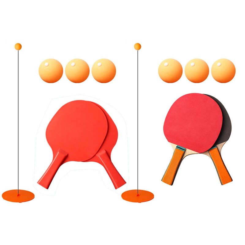 Table Tennis Set Trainer Training Kids Ping-Pong Indoor Sport Game