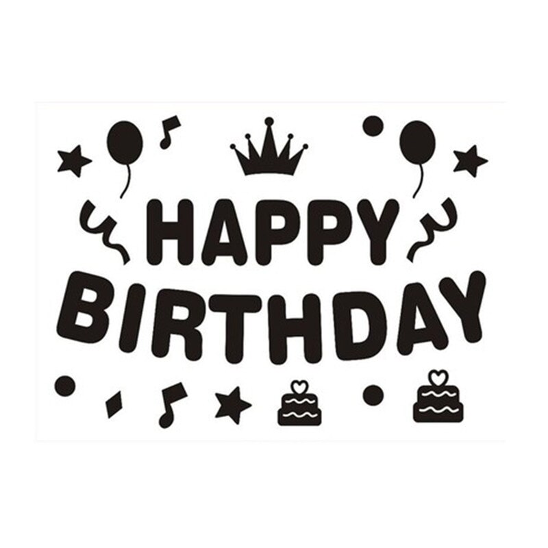 1 Set No Wrinkle Transparent Helium Clear Bubble Balloons Happy Birthday Stickers Colorful Feather Wedding Parties: 3