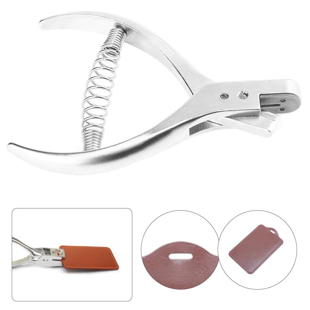Furador para cartão de identificação, portátil, ferramenta de perfuração, furador, alicate, máquina de perfuração, ferramentas para couro