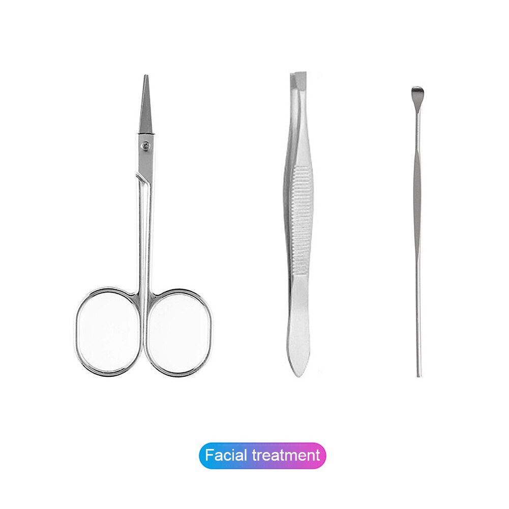 7pcs/set Portable Stainless Steel Nail Clippers Set Pedicure Care Nail Cutting Nail Trimmer Travel Toe Nail Scissor Nail Tools