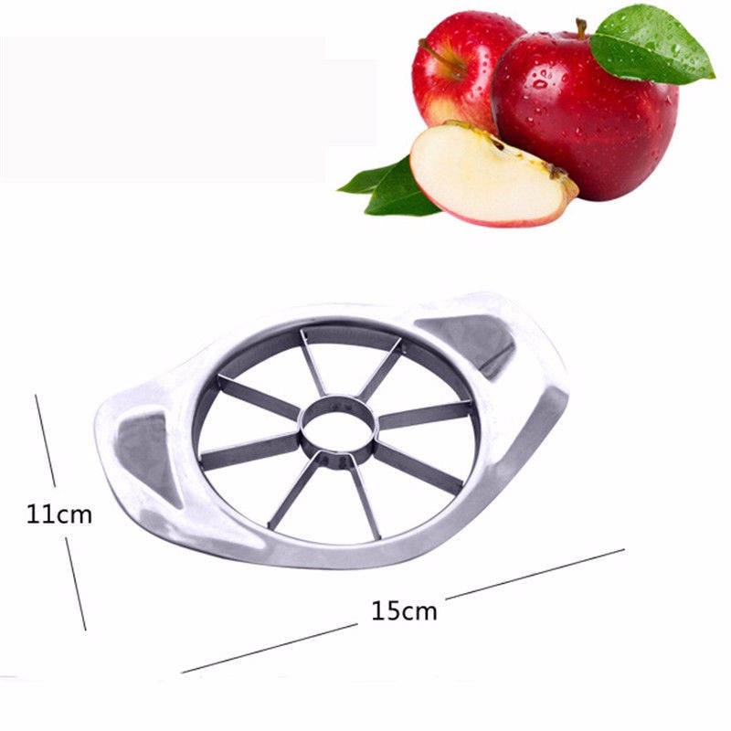 1 STKS Rvs Apple Slicer Fruit Groente Gereedschap Keuken Accessoires Eetkamer bar Gebruiksvoorwerp Tool Huis & Tuin Gadget