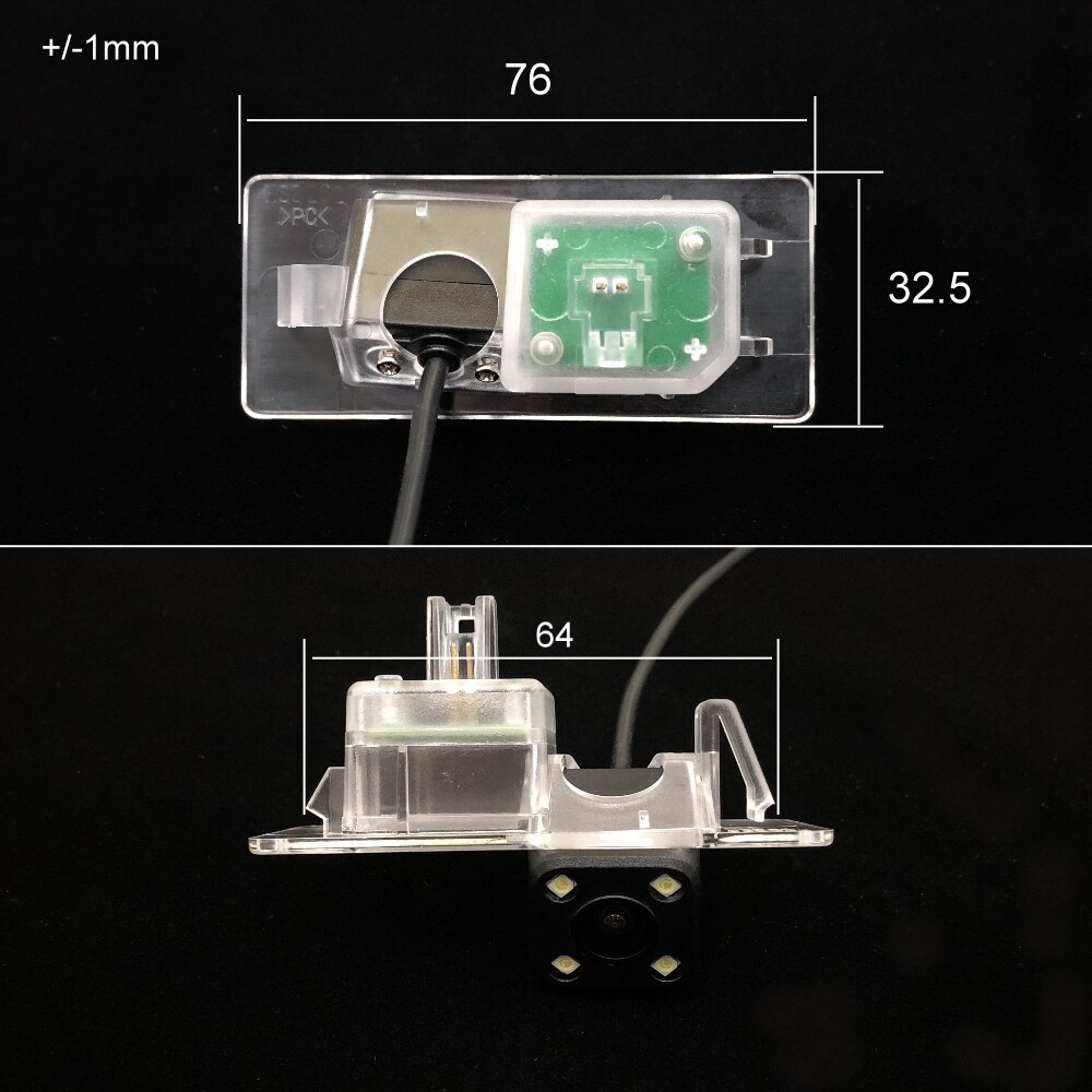 Fisheye 170 Degree 1280x720P HD AHD Car Vehicle Rear View Reverse Camera for Volkswagen VW T6 Transporter Caravelle Multivan