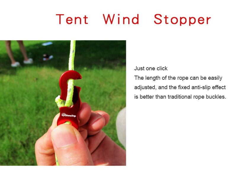Kleine Aluminium Paraplu Touw Gesp Tent Pull Touw – Grandado