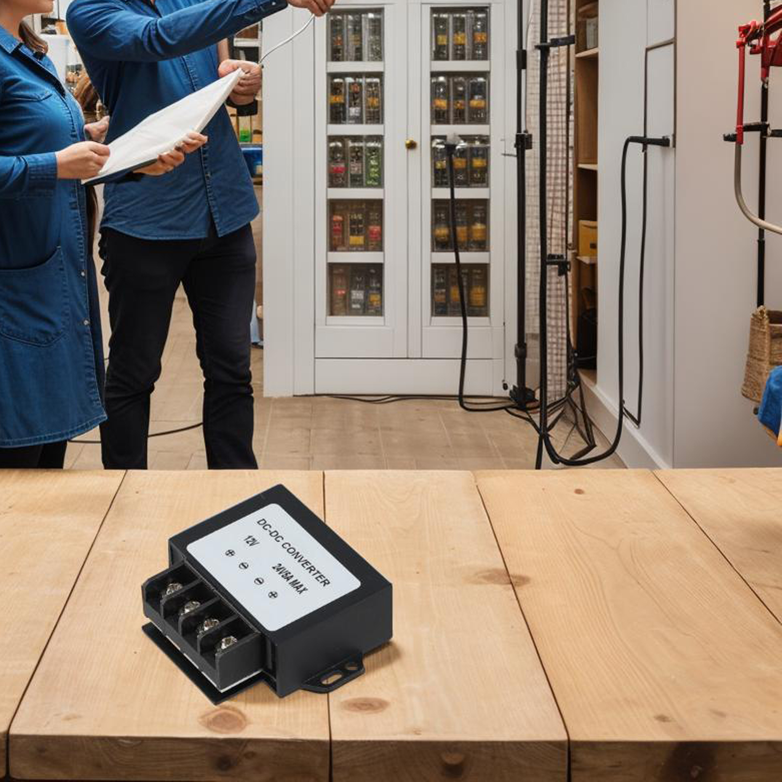 12V To 24V DC-DC Converter For Power Conversion Working Efficiency 96 Easy Installation IP68 Waterproof For Automotive