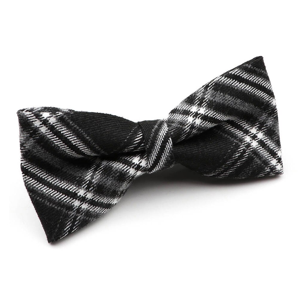 100%  bomuldsstribet plaid brun grågrøn herre butterfly klassisk skjorte tilbehør butterfly casual jakkesæt ung: 12