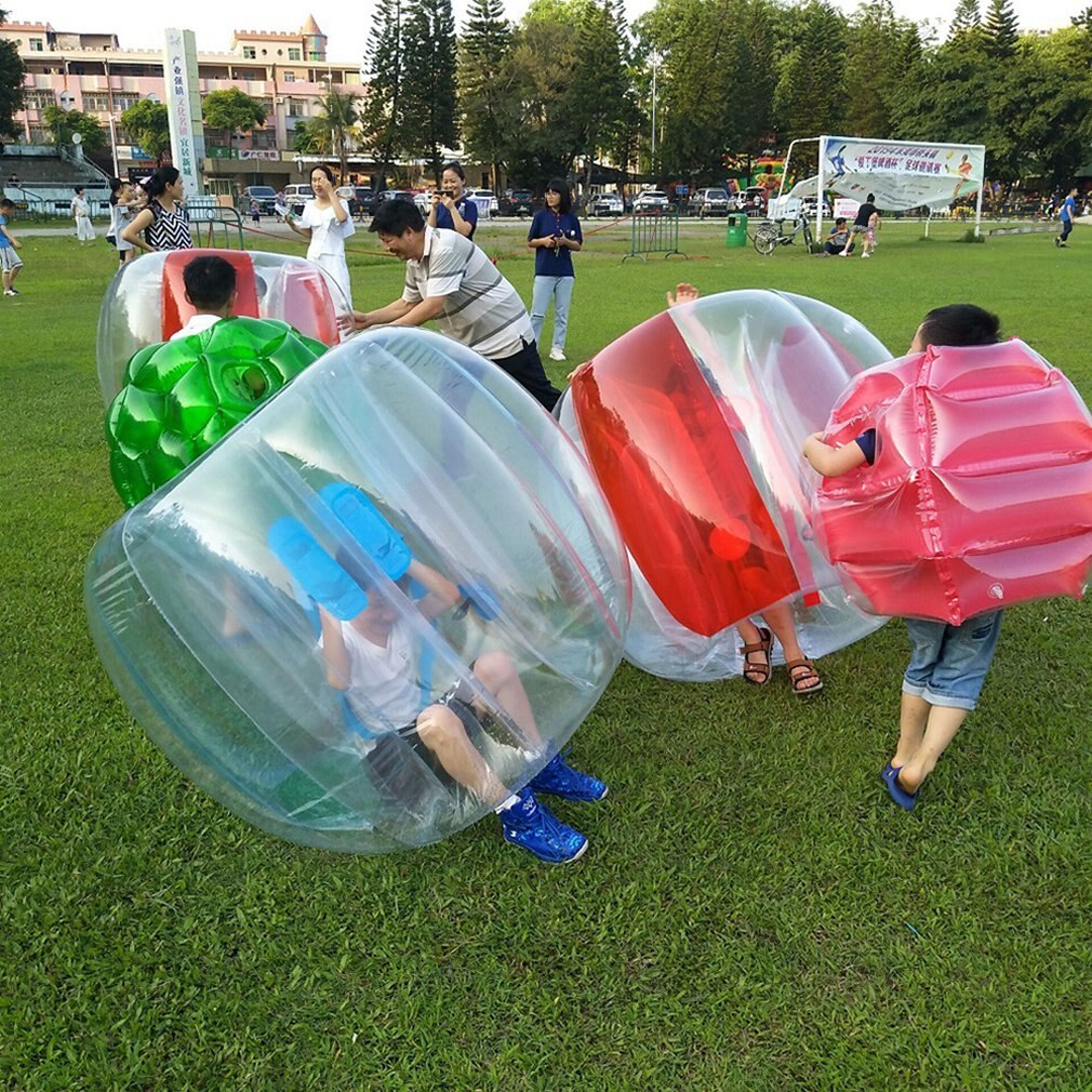 Outdoor Activity Inflatable Bubble Buffer Balls Safety and Resistance Collision Bumper Ball Funny Body Punching Ball
