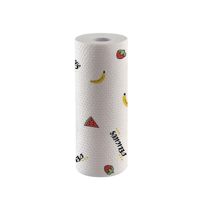 Soft Strong Kitchen Paper Towels Disposable Rag Cleaning Paper Wet Dry Dual Use: Fruit