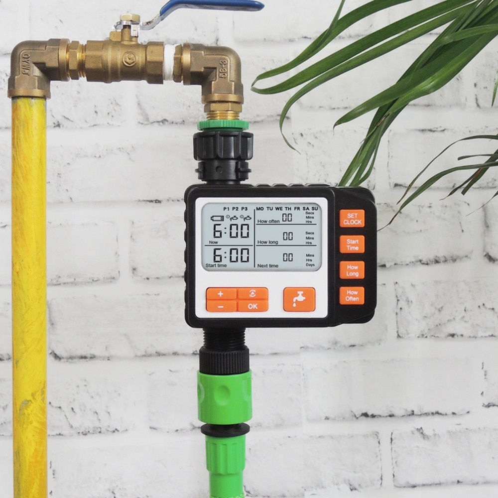 Automatic Watering Timer Irrigation Controller Irrigation Timer Watering Controller Watering Sprinkler SystemGarden Accessories