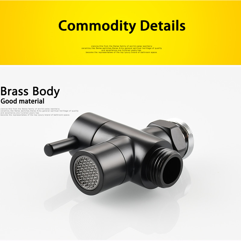 Brass Sink Diverter Faucet Splitter for Kitchen or Bathroom,Faucet Adapter 3 Way Valve,Sink Faucet Replacement Part M22 X M24