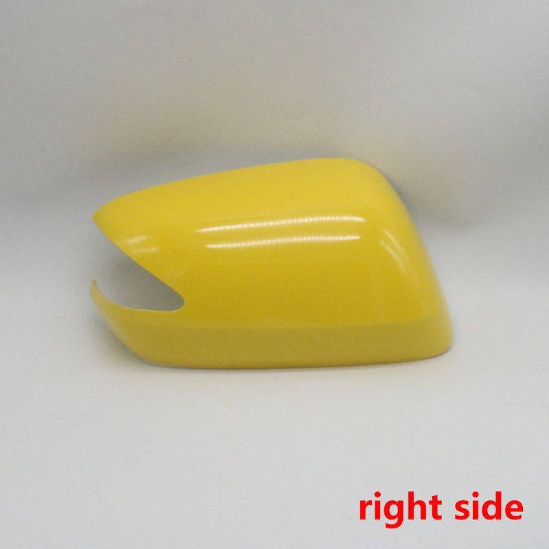 For Honda Fit Jazz Car Door Rearview Mirror Cover Side Mirror Housing with Mirror Light Version: yellow right side