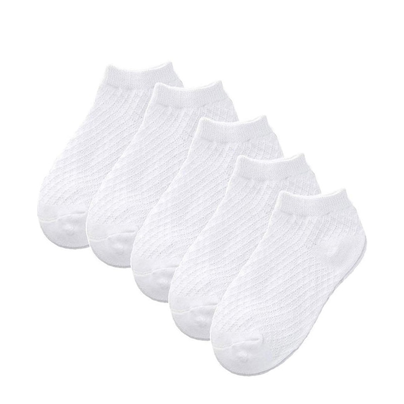 Chaussettes en dentelle pour bébés filles et garçons, en coton fin et doux, pour l'été, de 1 à 9 ans