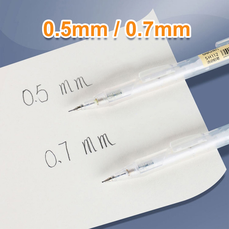 Deli 0.5/0.7mm Mechanical Pencil HB Pencil Leads Set Automatic Pencil Core Refill Art Drawing Sketching Students School Supplies