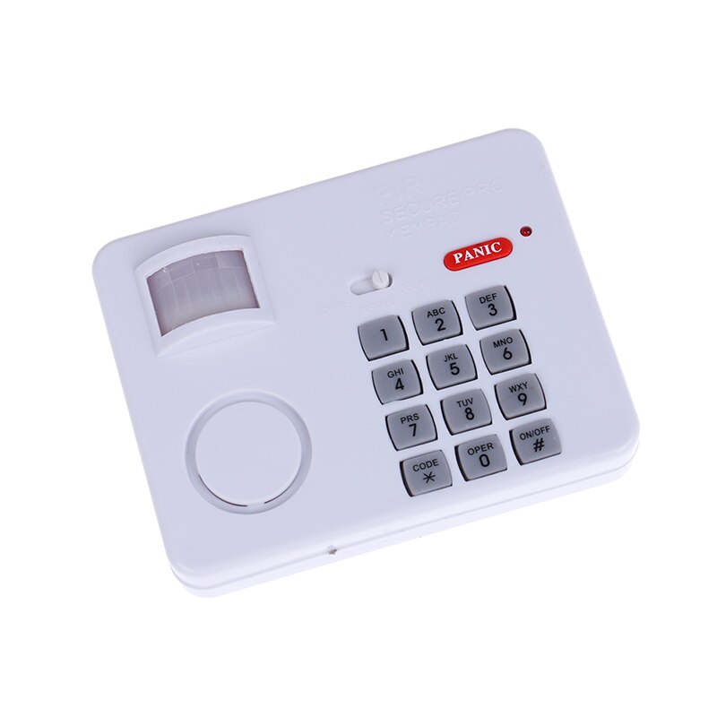 Wireless Motion Sensor Alarm with Security Keypad PIR Home Garage Shed Caravan