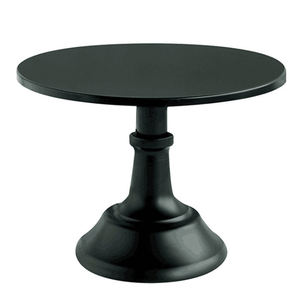 Cake Stand Home Party Display Stand Wedding Decoration Wrought Iron Birthday Tray Dessert Fudge Desktop Afternoon Tea Cake Stand: Black / S 20CM