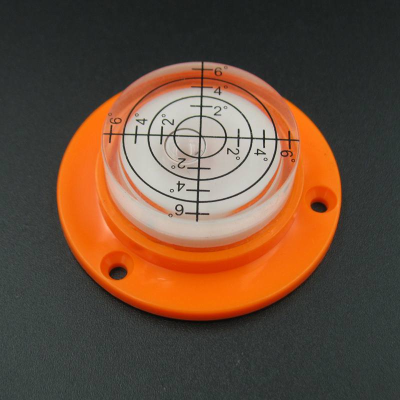 HACCURY 50*17mm Bullseye Wasserwaage wasserwaage Runde Rund libelle wiht befestigungslöcher
