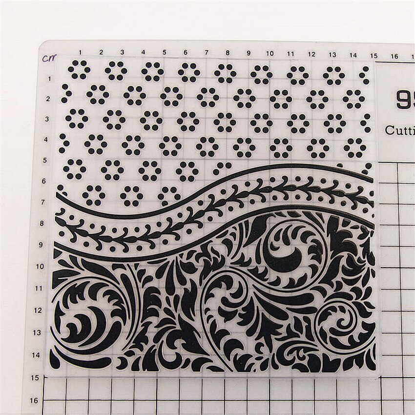 plastic stars vines mannequin template craft card making paper card album wedding decoration Embossing folders