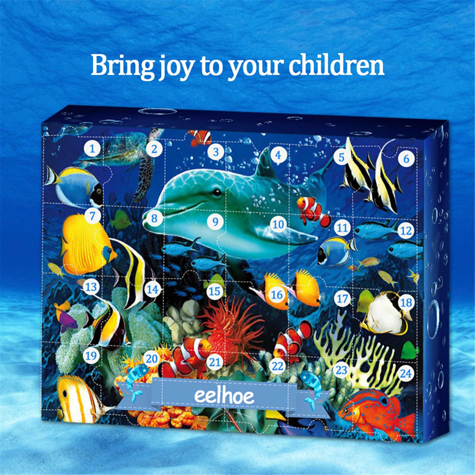 Christmas Underwater World Advent Calendar-exquisite Mysterious Christmas Countdown Calendar With 24 Small