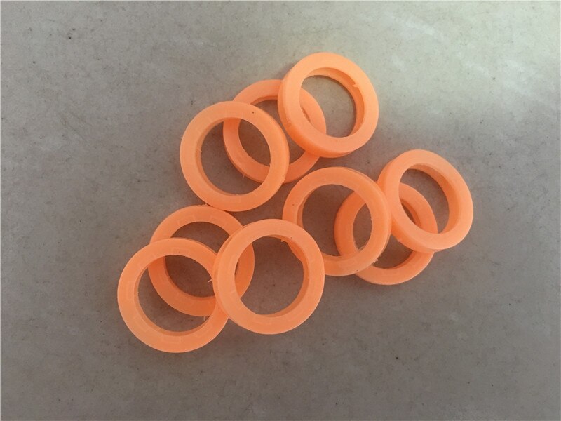 20pcs Random Hollow Multi Color Rubber Soft Key Locks Keys Cap Key Covers Topper Keyring