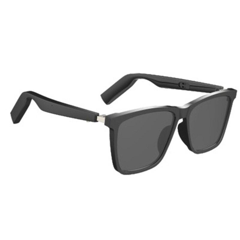 Óculos de música inteligente tws bluetooth5.0 fones de ouvido à prova dwireless água sem fio anti-azul óculos de sol ai condução óssea eyewear: Default Title