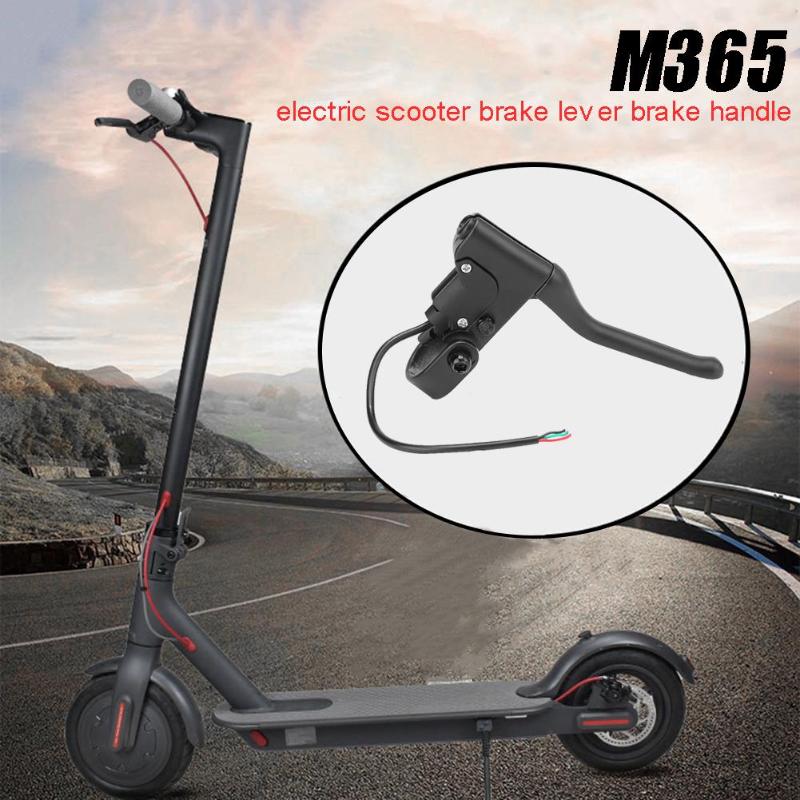 Scooter elétrico alça de freio com linha para xiaomi mijia m365 pro liga alumínio alavanca do freio skate equitação acessórios